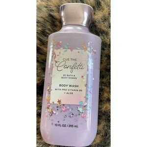NEW Cue The Confetti Body Wash Shower Gel Soap Cleanser 10 oz Bath & Body Works